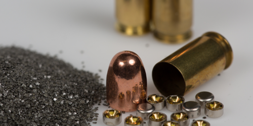 Powder and bullet cartridge