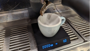 Scale on Espresso Machine