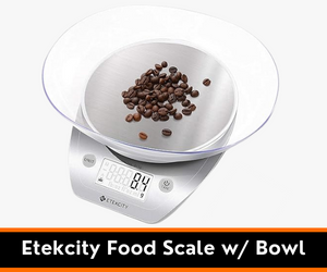 Etekcity Food Scale with Bowl