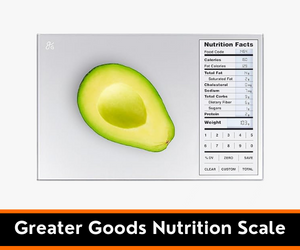 Greater Goods Food Scale for meal prep
